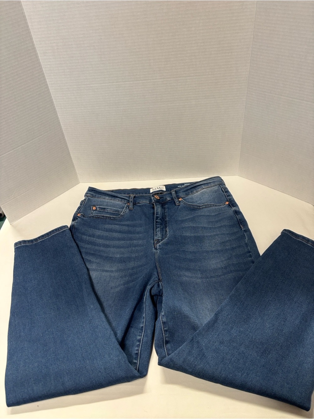 Nicole Miller SoHo High Rise Women's Jeans in Medium Blue